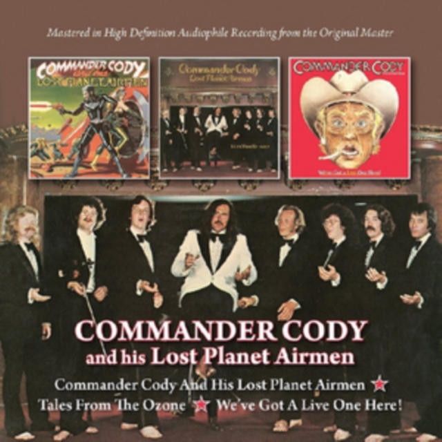 Commander Cody - His Lost Planet Airmen/Tales From The Ozone /We've Got [New CD] - 第 1/1 張圖片